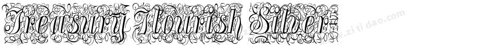 Treasury Flourish Silver字体转换